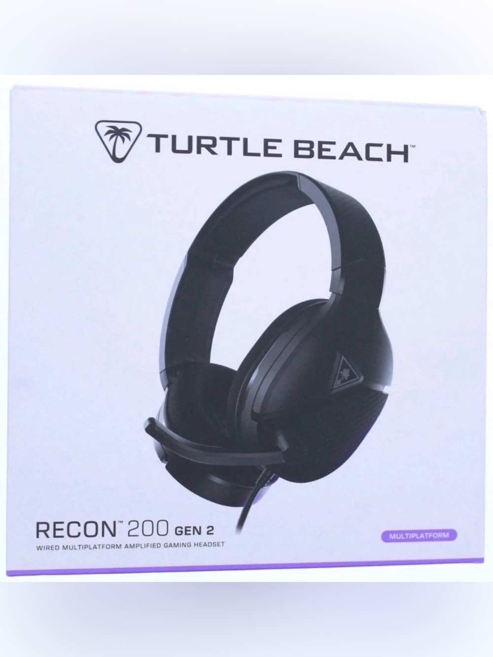 BRAND NEW in Box Turtle Beach Black Recon 200 Gen 2 Black Gaming Headset